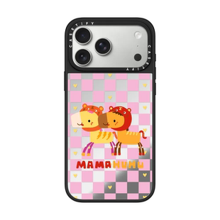 现货CASETiFY马虎呈祥粉色格纹适用苹果iPhone17 Pro Max磁吸手机壳16/15/14时尚13马年新春全包防摔保护套12