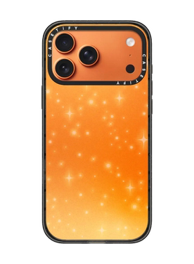 现货CASETiFY闪闪发光橙色渐变适用苹果iPhone17 pro max磁吸手机壳16/15/14时尚潮牌13全包air防摔保护套12