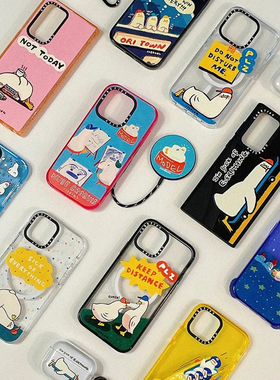 现货SSEBONG艺术家CASETiFY适用苹果iPhone17 pro max手机壳16/15/14鸭子磁吸13可爱小众趣味ari防摔保护套12