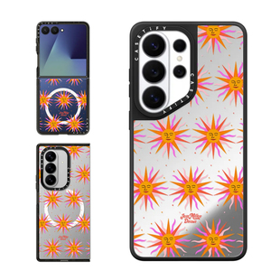 现货CASETiFY神秘太阳适用三星S25/S26 Ultra手机壳Z Flip7/Z Fold 6/5创意潮流小众轻奢全包防摔保护套s24+