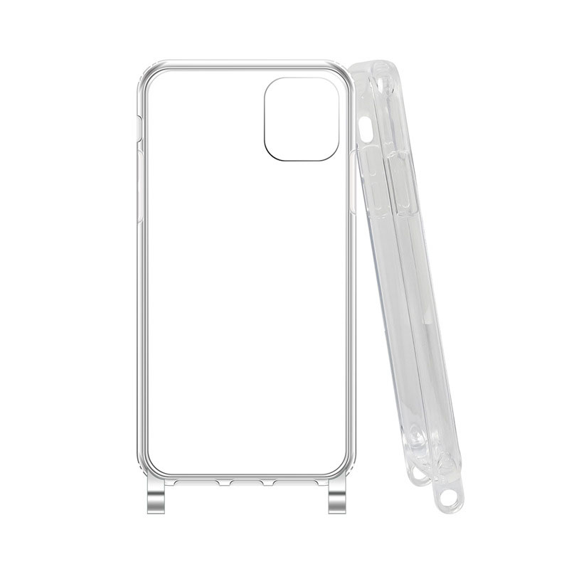 简约透明挂耳手机壳适用苹果