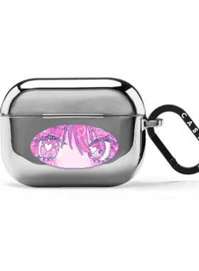 CASETiFY联名Anarrator像素艺术在我眼中适用于苹果Airpods pro 2代无线蓝牙耳机保护套Airpods 3/4代防摔壳
