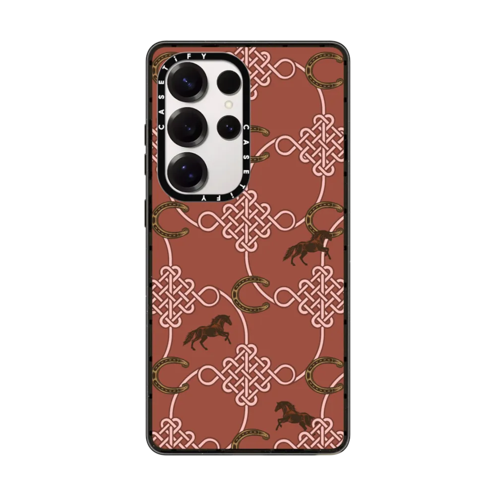 现货CASETiFY马年新春中国绳结适用于三星S24/S25 Ultra手机壳Z Flip7/Z Fold 6/5时尚复古奢华防摔保护套s23