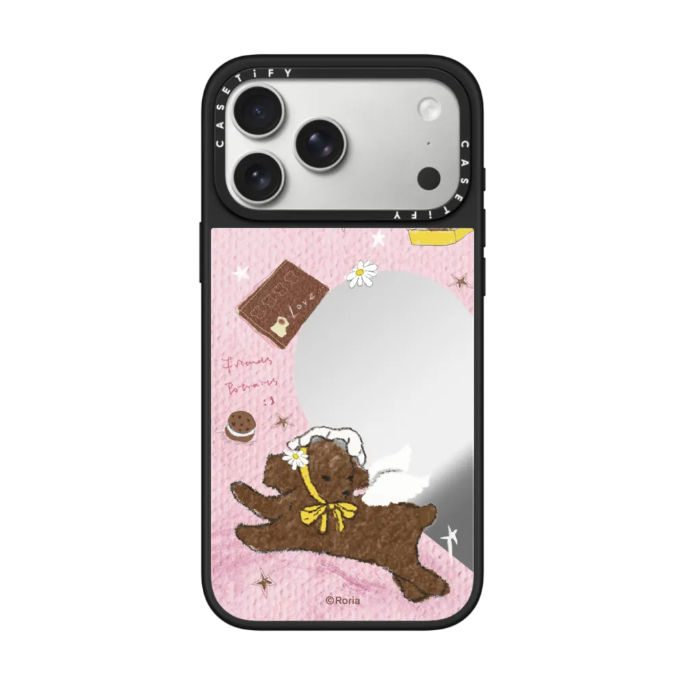 现货CASETiFY可爱天使曲奇狗狗适用苹果iPhone17 pro max磁吸手机壳16/15/14小众趣味萌系软妹高级感保护套13