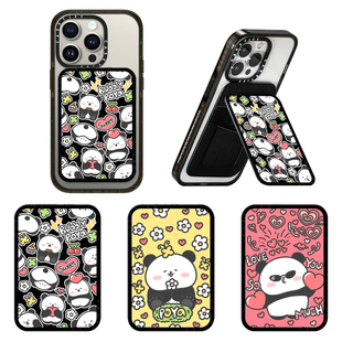 CASETiFY艺术家联名Bubbly Poya磁吸magsafe卡包手机支架卡通可爱