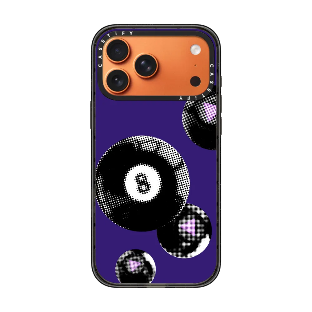 CASETiFY紫色魔法8球奢华手机壳