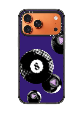 现货CASETiFY魔力八号球-皇家尊紫色适用苹果iPhone17 pro max磁吸手机壳16/15/14时尚高端13防摔air保护套12