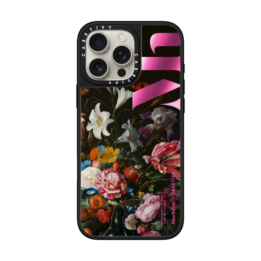 现货CASETiFY联名荷兰海牙博物馆花瓶里的花适用苹果iPhone16 pro max磁吸手机壳15/14/13时尚优雅艺术保护套