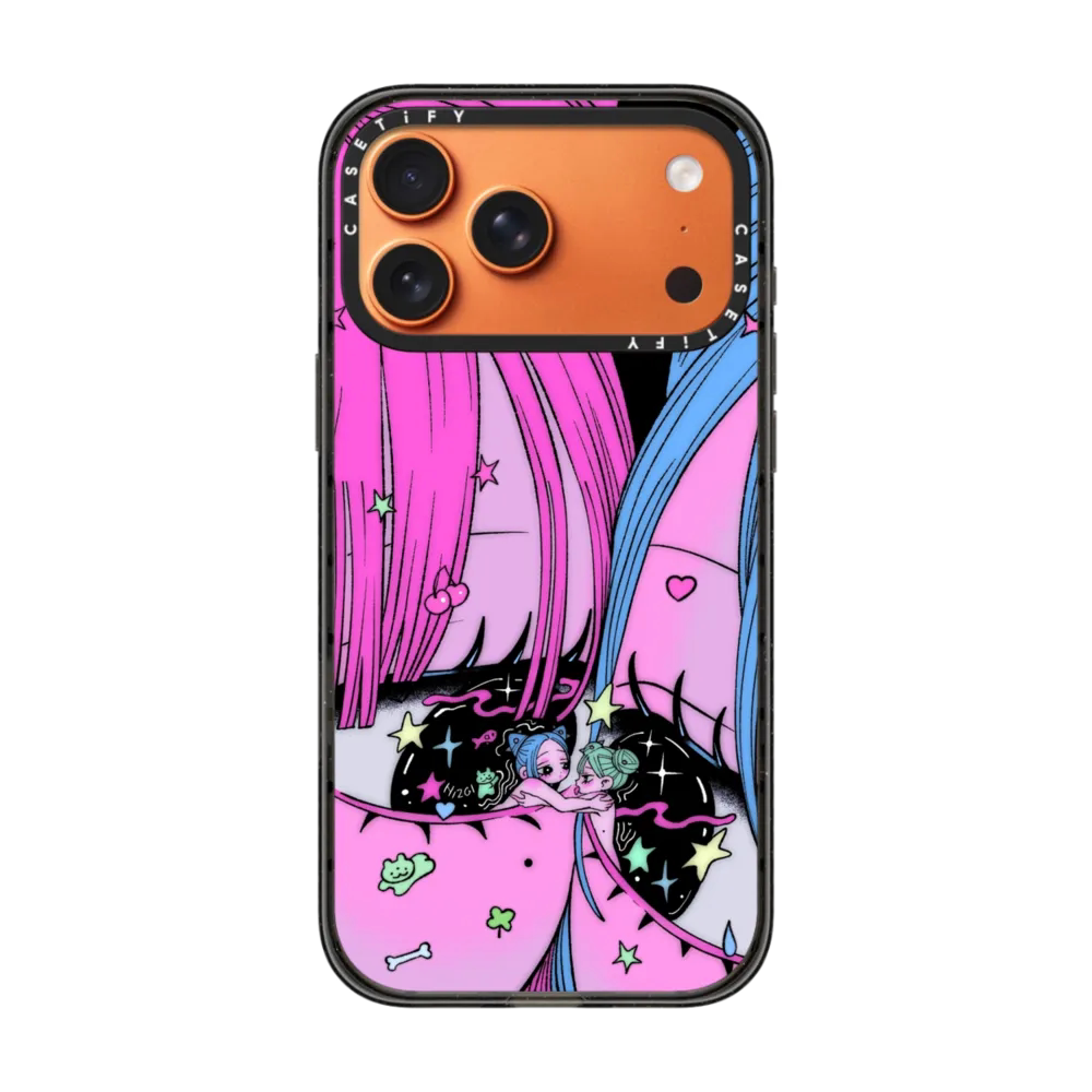 现货CASETiFY心灵感应适用于苹果iPhone17 Pro Max手机壳16/15/14磁吸13时尚y2k插画艺术家HIZGI甜酷保护套12