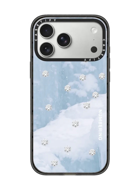 现货CASETiFY联名NUMBERING限定蓝色闪亮钻石适用苹果iPhone17 pro max磁吸手机壳16/15/14时尚限量13保护套