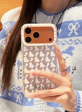 SIGEMACreation艺术家联名郁金香花园适用苹果17promax手机壳防摔散热MagSafe磁吸iphone17pro双层镭射保护套