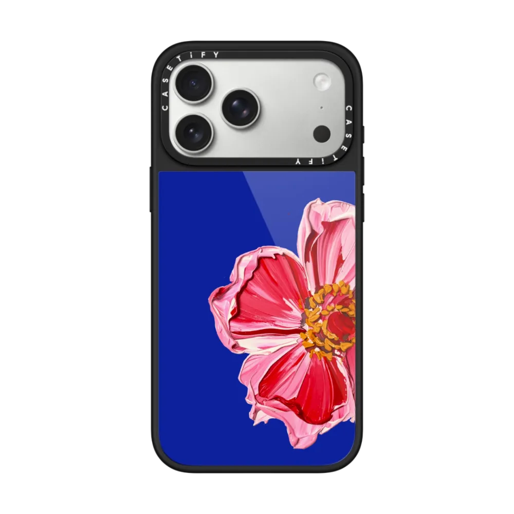 现货CASETiFY厚涂花卉艺术晶釉框适用于苹果iPhone17promax磁吸手机壳17pro釉光背板air创意防刮花16pm保护套