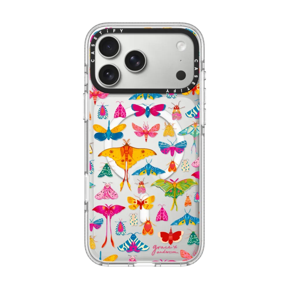 现货CASETiFY彩绘羽翼适用苹果iPhone17 Pro Max磁吸手机壳16/15/14彩色蝴蝶自然野性艺术13轻奢防摔保护套12