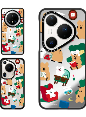现货CASETiFY柿子椒熊QUOKKA在家适用华为Pura 80 Pro手机壳Ultra/Mate60/70Pro+小众趣味可爱萌系少女保护套