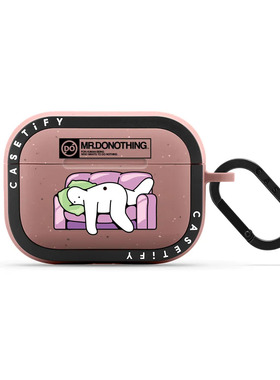 Mr.Donothing联名CASETiFY慵懒可爱适用苹果AirPods Pro2代无线蓝牙耳机保护套Airpods 3代创意潮牌防丢软壳