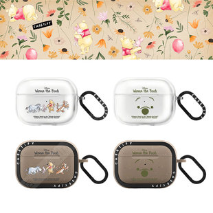 高端卡通趣味可爱防摔壳 CASETiFY联名小熊维尼适用苹果Airpods Pro 2代无线蓝牙耳机保护套Airpods 3代限量款