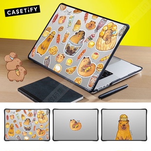 CASETiFY艺术家联名Deville Dewil适用于苹果MacBook Pro13/14/16寸电脑笔记本保护壳M3/M4可爱趣味防摔套Air