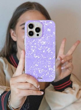 sonix珍珠贝母适用苹果iPhone15 pro max手机壳14磁吸magsafe简约13贝壳纹美国潮牌时尚轻奢华全包防摔保护套