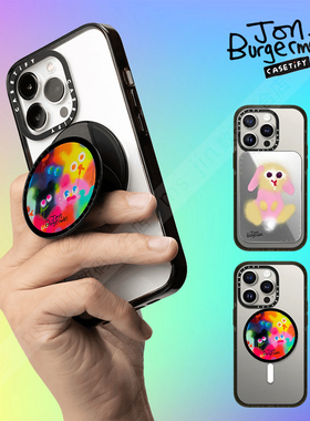 CASETIFY插画艺术Jon Burgerman夏日色彩磁吸手机支架指环卡包架