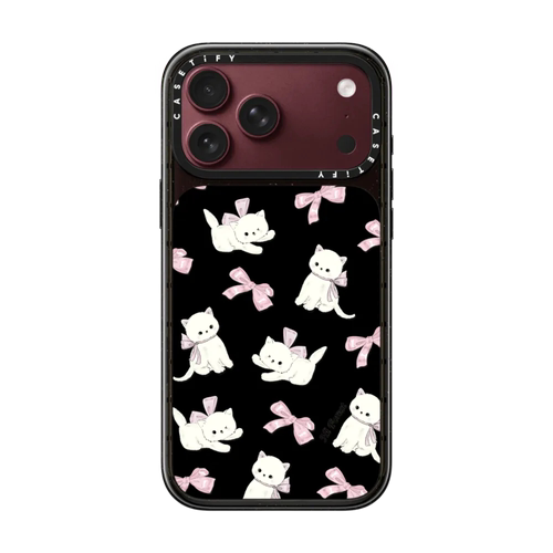 CASETiFY蝴蝶结小猫适用苹果18pm