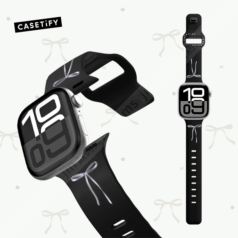 CASETiFY金属缎带适用苹果手表带