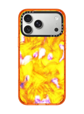 现货CASETiFY花语魅惑黄色适用苹果iPhone17 pro max手机壳16/15/14磁吸13创意艺术小众高端全包防摔保护套12