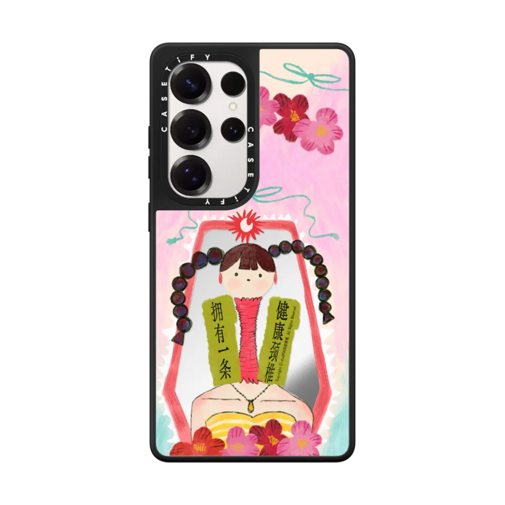 现货CASETiFY崔噗噗抬头见喜适用于三星S24/S25 Ultra手机壳Z Fold 7/6/5创意趣味祈愿插画艺术防摔保护套s23