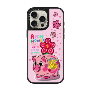 現貨CASETiFY金豬納福適用蘋果iPhone16 max磁吸手機殼15 13涂鴉藝術新年有錢花招財好運高端保護套12 pro