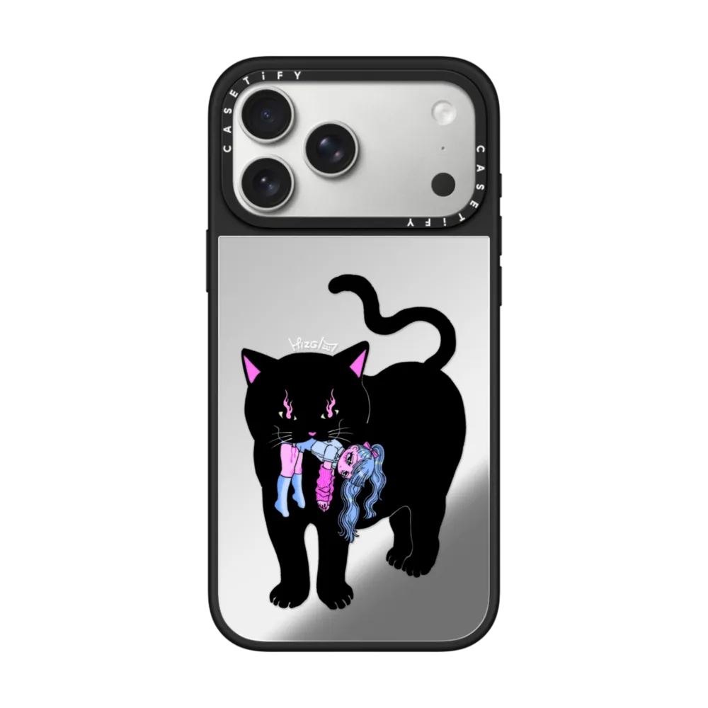 现货CASETiFY永远在一起适用苹果iPhone17 Pro Max磁吸手机壳16/15/14灵动黑色猫咪13插画艺术HIZIGI保护套12