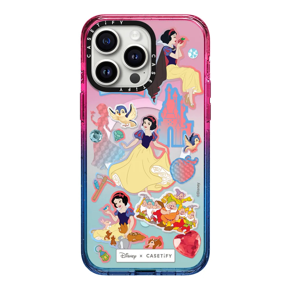 现货Disney Princess x CASETiFY迪士尼白雪公主联名适用苹果iPhone16 pro max手机壳15/14/13磁吸华丽少女12