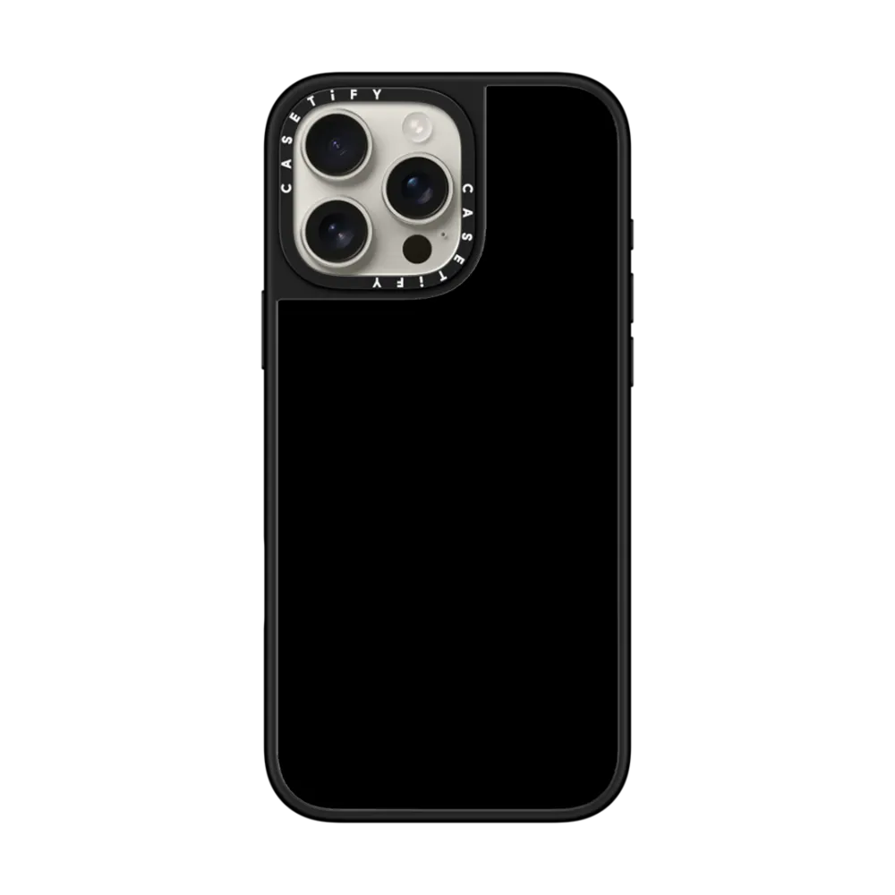 现货CASETiFY经典纯黑色适用苹果iPhone16 pro max磁吸手机壳15/14/13时尚潮牌简约12高端极简全包防摔保护套