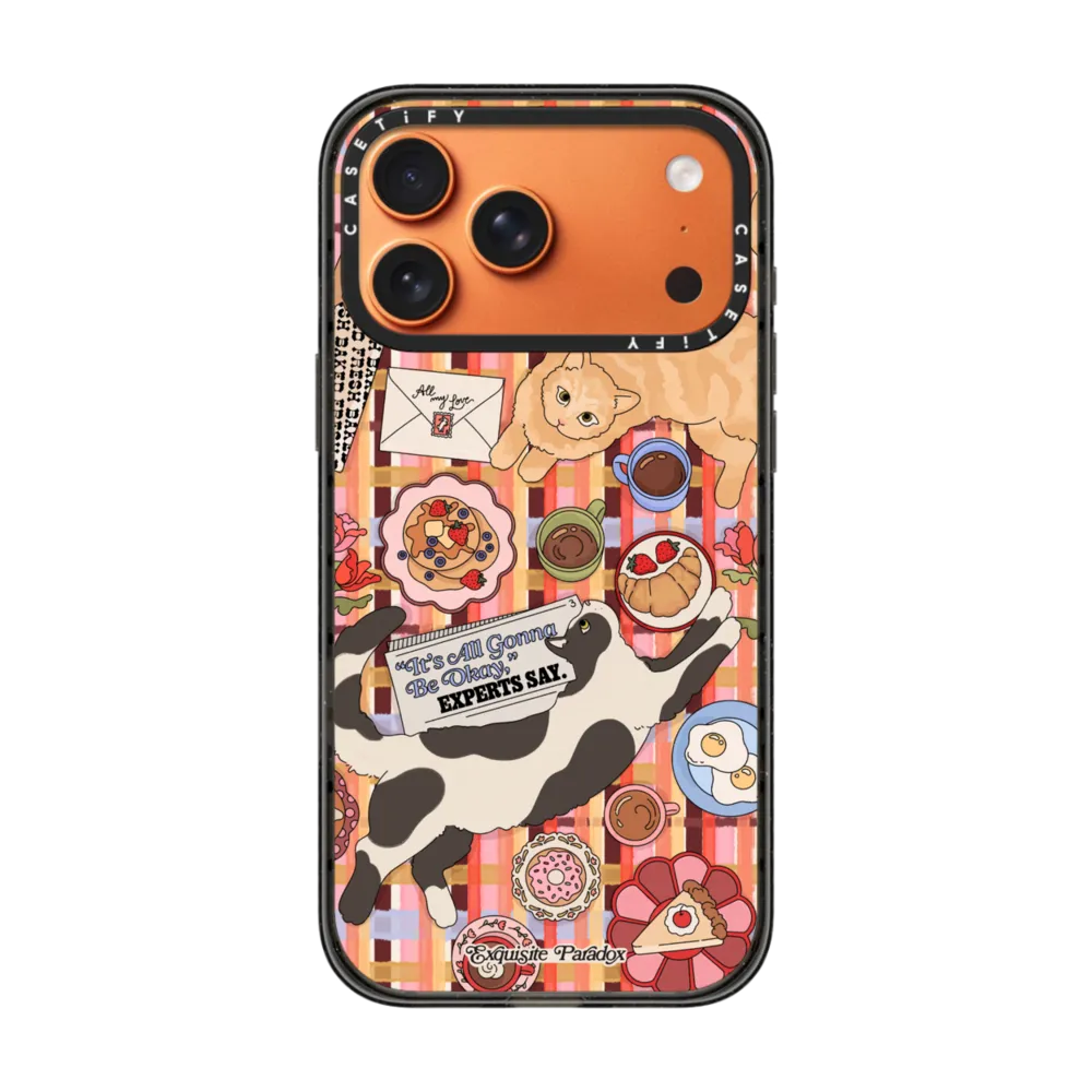 CASETiFY猫咪的早餐时光手机壳