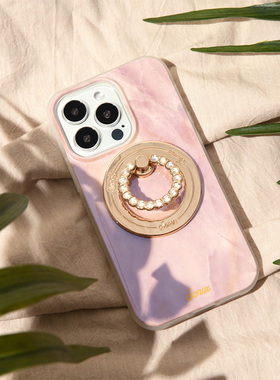 sonix磁吸手机支架懒人桌面时尚镶钻magsafe手机后背壳专用指环扣