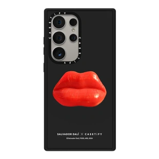现货CASETiFY联名萨尔瓦多·达利Mae West的脸红唇适用三星S23/S24 Ultra手机壳Z Flip 6/Z Fold 5/4时尚艺术