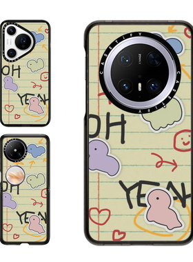 现货CASETiFY萌系MYONG PANG TANG NANG日记适用华为Pura 70 Pro手机壳Ultra/Pocket 2折叠Mate60/70Pro+卡通