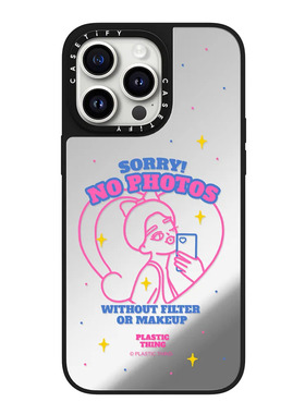 现货CASEiFY很抱歉没有照片适用苹果iPhone15 pro max磁吸手机壳14/13/12艺术家Plastic Thing小众趣味保护套