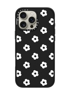 现货CASETiFY正品白色雏菊适用苹果iPhone17pro max磁吸手机壳16/15/14时尚13小众高级感12透明防摔保护套air