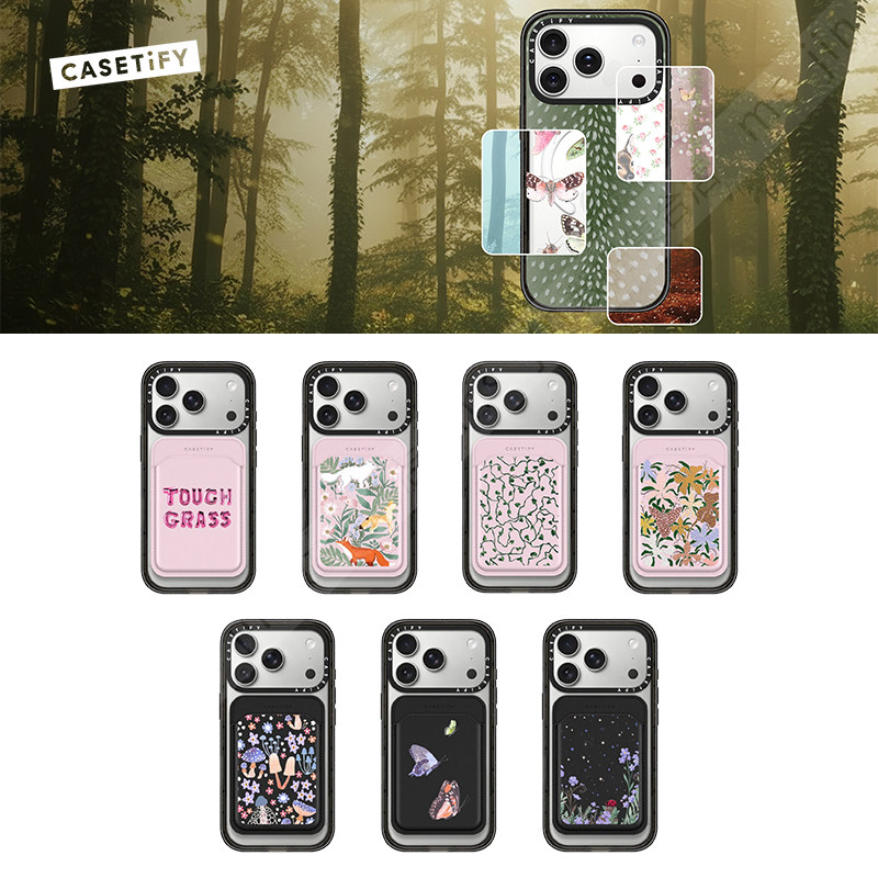 CASETiFY荒野梦境字让艺术丛林唯美磁吸手机卡套收纳便携式卡包贴,3C数码配件,手机支架/手机座,淘宝优惠券,粉丝福利购,淘宝优惠卷