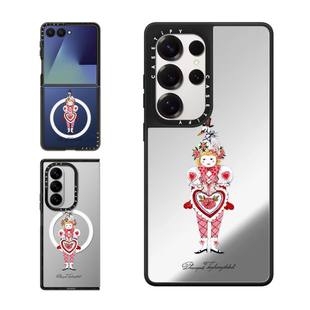 S25 Fold Ultra手机壳Z 6泰国艺术家创意小众轻奢防摔保护套s23 Flip7 现货CASETiFY红心皇后适用于三星S24