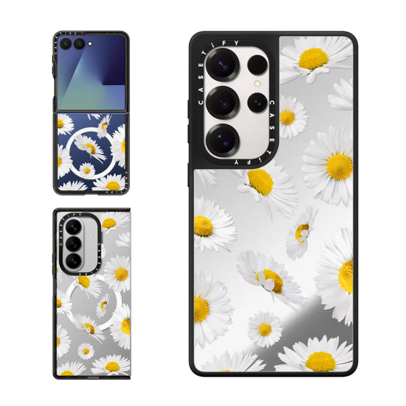 现货CASETiFY洋甘菊适用于三星S24/S25 Ultra手