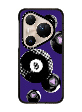 现货CASETiFY魔力8号球皇家尊紫色球适用华为Pura 80 Pro手机壳Ultra/Mate60/70Pro+时尚奢华全包防摔保护套