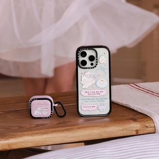 现货CASETiFY森林早报咩咩春游适用于苹果iPhone16 pro max磁吸手机壳15/14/13甜美少女心超好看透明防摔套12