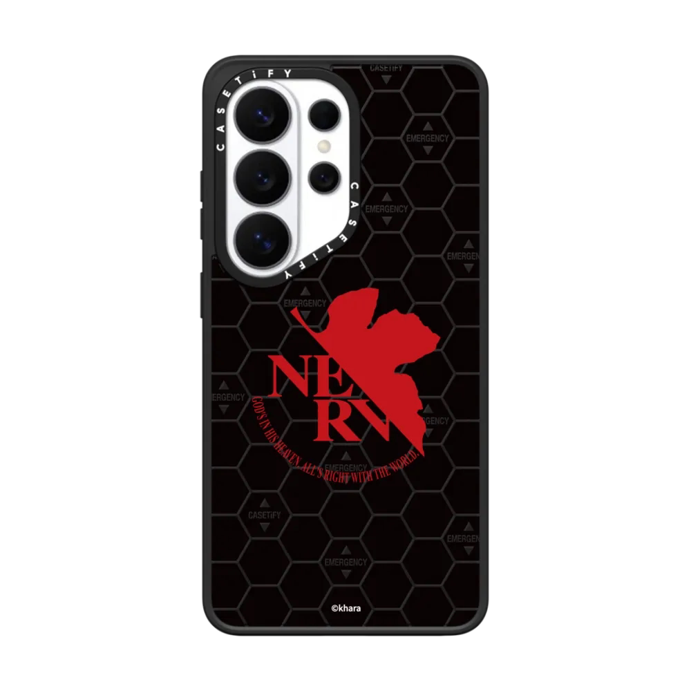 现货CASETiFY联名新世纪福音战士logo定制写字NERV适用三星S25/S26 Ultra手机壳s26+个性动漫限量款保护套s24
