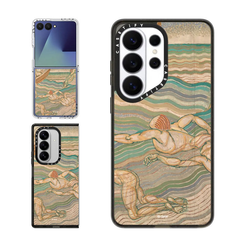 现货CASETiFY联联名Tate泰特美术馆沐浴者适用三星S25/S26 Ultra手机壳Z Flip 7/Z Fold 6现代艺术保护套S24+