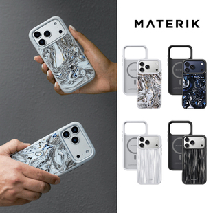 MATERIK炼金海洋珍珠贝母艺术适用于苹果iPhone17promax磁吸手机壳17pro意大利工艺小众高级感奢华防摔保护套