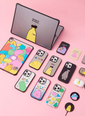 现货Ton Mak × CASETiFY艺术家联名 友善怪物 交个朋友适用苹果iPhone15 pro max磁吸手机壳14/13/12卡通套