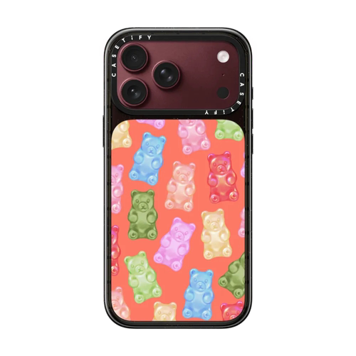 CASETiFY果冻小熊血橙色手机壳