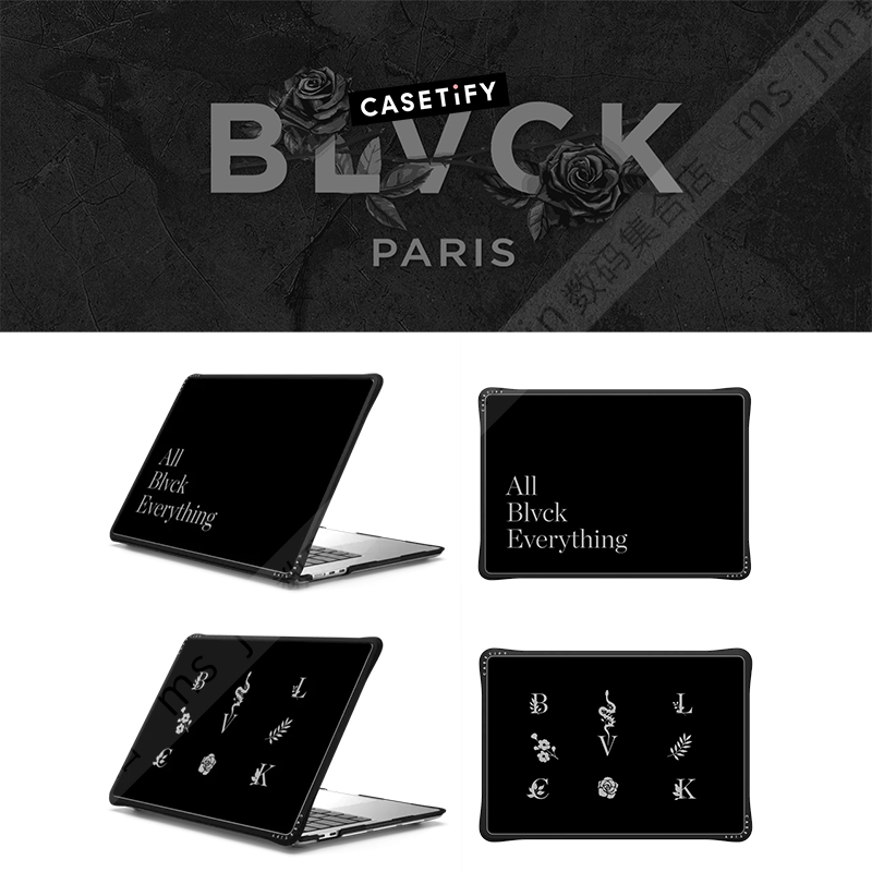 CASETiFY黑色美学笔记本保护壳