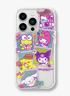 三丽鸥联名sonix凯蒂猫与朋友们快照适用苹果iPhone15 pro max磁吸手机壳美国潮牌可爱少女心趣味防摔保护套