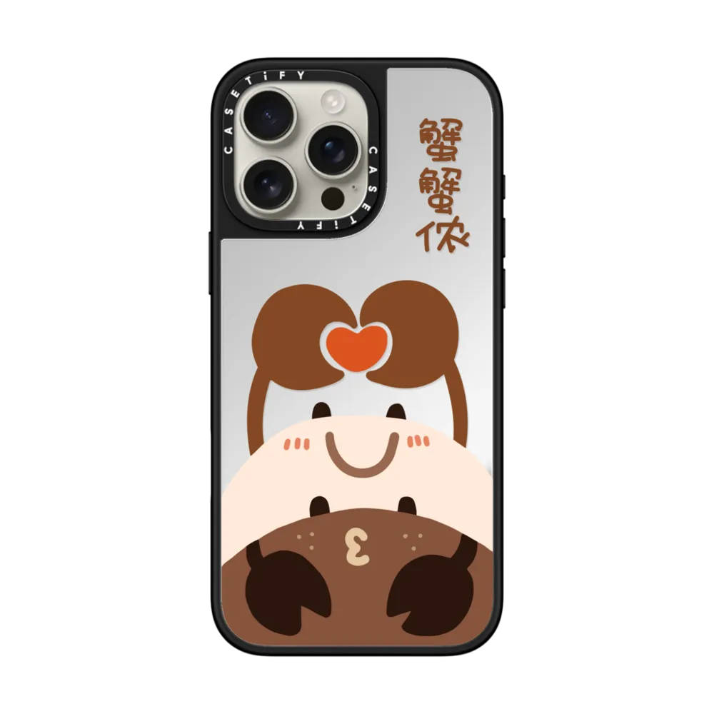 现货CASETiFY上海限定蟹蟹侬适用苹果iPhone16pro max磁吸手机壳15/14/13/12复古艺术小众趣味可爱防摔保护套